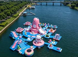 充气水上闯关